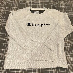 Champion White Crewneck Sweater
